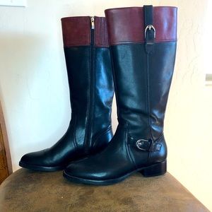 Ariat York knee high dress riding boot.
